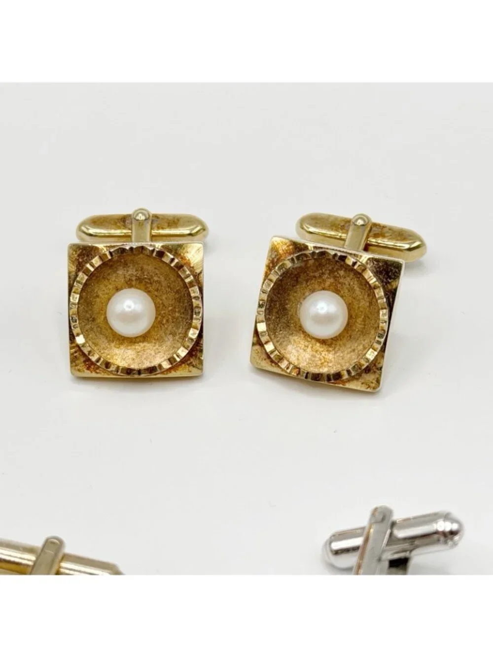 Lot Of 11 Cufflinks And 2 Tie Clips Swank, Simmons, Unsigned, Kreisler‎